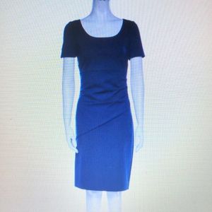 DVF Navy Scoop neck dress size 6